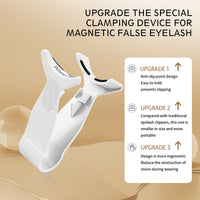 Ice Black magnetic false eyelashes product features reusable glue free lashes
