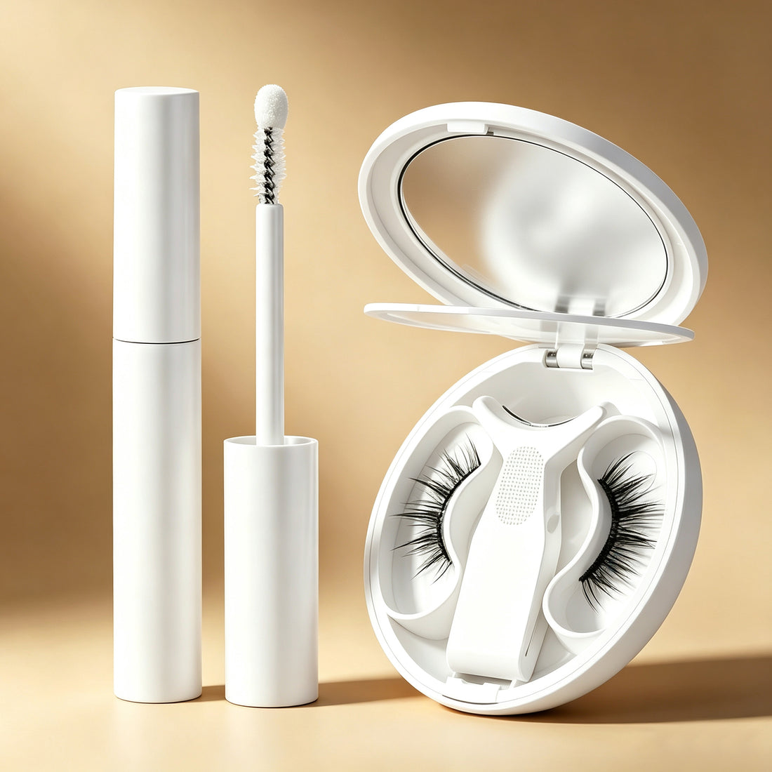 Moon Black magnetic lashes with storage case